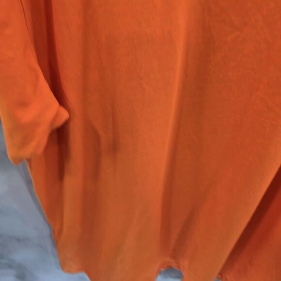 Carhartt T Shirt Mens Large Orange Pocket Loose Fit Tee Short Sleeve Neon Hunter - Picture 9 of 11